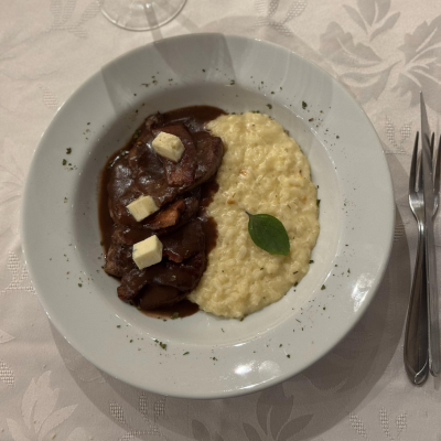Saltimbocca al risoto cremoso