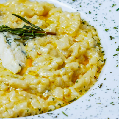 Risoto de alho-poró