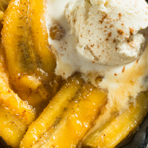 Banana caramelizada